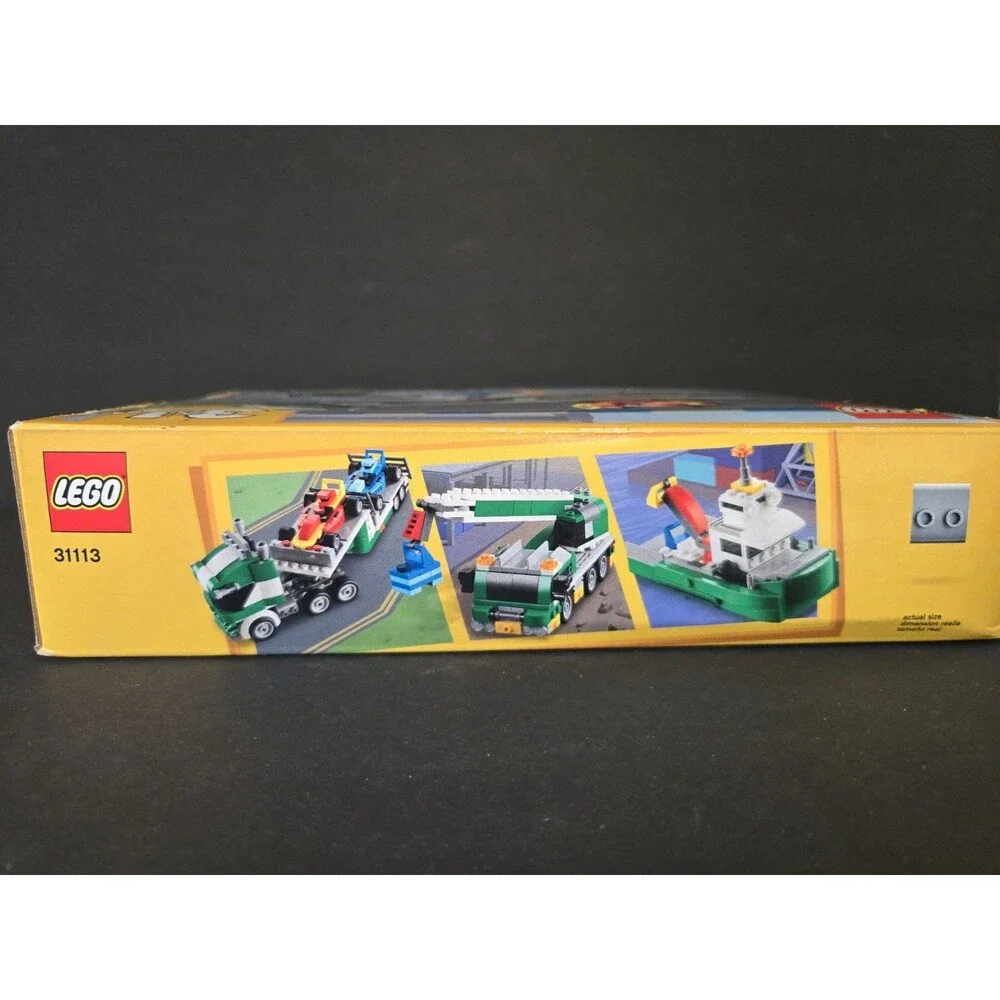 NEW LEGO Creator 3 In 1 Race Car Transporter 31113 Sealed Slight Box Dent